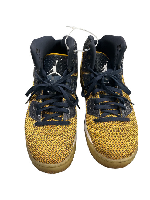 Vist Large View of Product Image Which is Used Nike Basketball Shoes M Yellow Senior 11.5