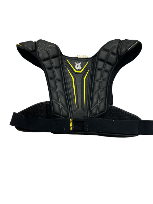 Used Brine CLUTCH Lacrosse Shoulder Pads Black Senior 11747-S000269838