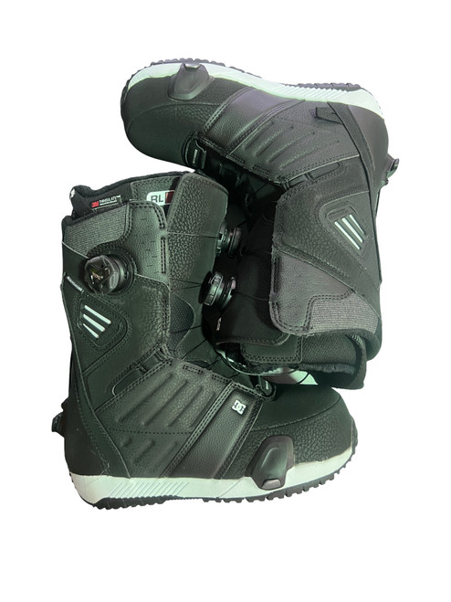 Used DC Shoes STEP ON Mens Snowboard Boots Black Senior 9 11724-S000215005