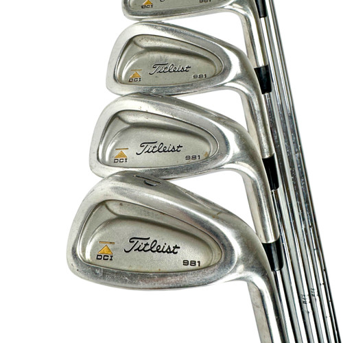 Vist Large View of Product Image Which is Used Titleist DCI 981 Men's RH Iron Set 4I-PW Regular Flex Steel Shaft