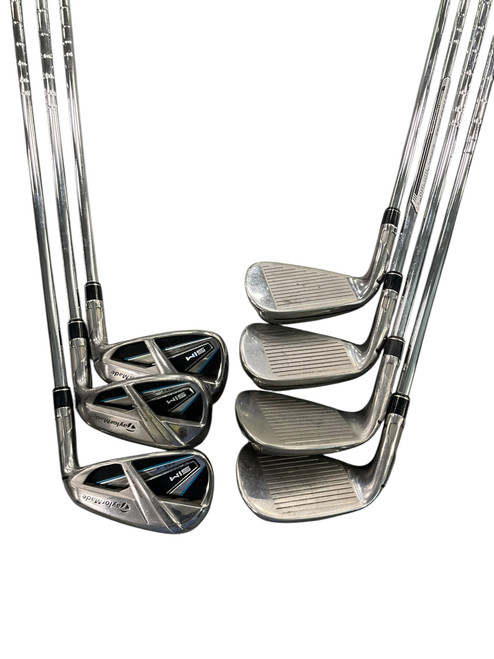 Used Taylormade SIM MAX Mens Iron Set RH 5I-GW/AW