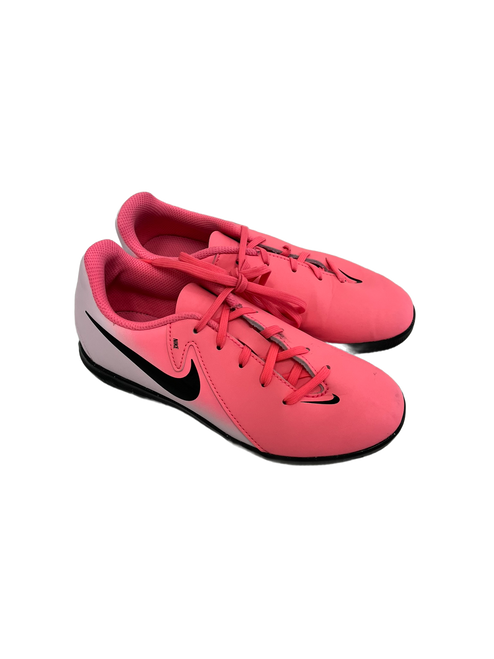 Used Nike Phantom GX Jr 1.5 White and Pink Indoor Soccer Shoes 11692-S000138796