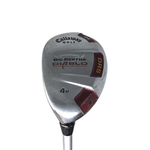 Used Callaway BIG BERTHA DIABLO DRS Mens Hybrid Club LH 4 Hybrid