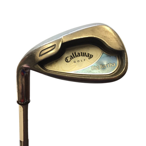 Used Callaway BIG BERTHA 2008 Women Individual Iron LH 9 Iron