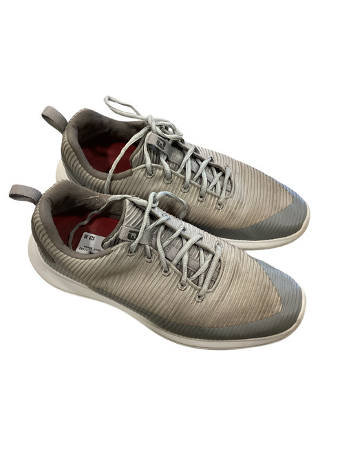 Vist Large View of Product Image Which is Used Foot Joy Mens Golf Shoes Grey Senior 10