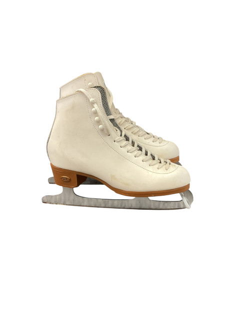 Used Riedell 117 SZ 6 WomensFigure Skate White Senior 6 11814-S000375695