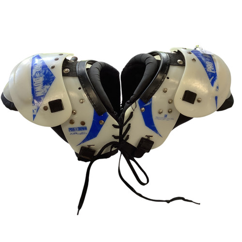 Used Pro Down AIR TECH FB Shoulder Pads Grey MD 11479-S000398699