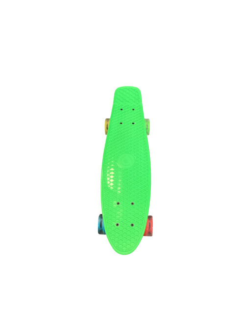 Used DELEVEN MINI SKATEBOARD Complete Skateboard Neon Green 6 1/2" 11649-S000147323