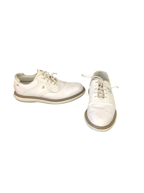 Vist Large View of Product Image Which is Used Foot Joy Mens Golf Shoes White Senior 9