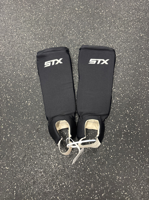Used STX REVERSIBLE SHINS FH Shin Guards Black 12" 11726-S000283588