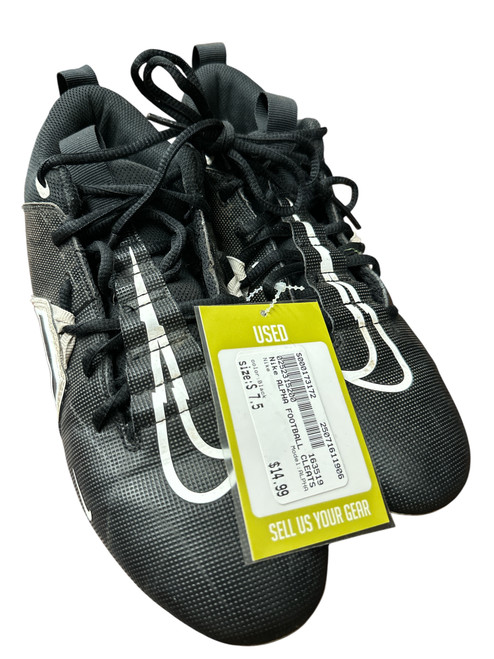 Vist Large View of Product Image Which is Used Nike ALPHA Adult FB Cleats Black Senior 7.5 11906-S000173172