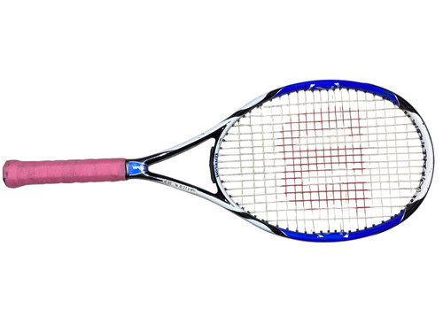 Vist Large View of Product Image Which is Used Wilson K FACTOR Adult Tennis Racquet None 4 1/2"