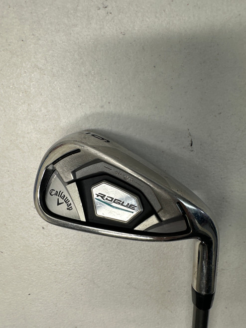 Vist Large View of Product Image Which is Used Callaway ROGUE CF18 Mens Individual Iron RH Silver 6 Iron 11835-S000196554