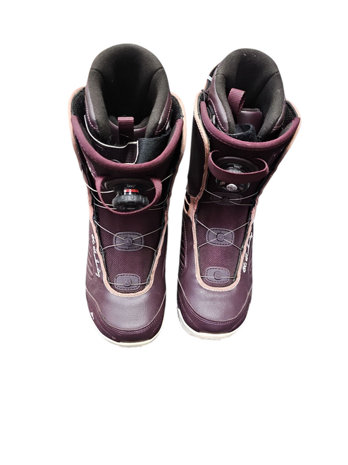 Used K2 LUNA BOA Womens Snowboard Boots Maroon Senior 9 11617-S000328234