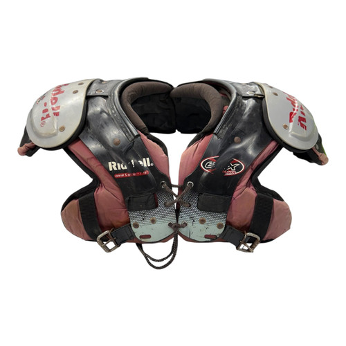 Vist Large View of Product Image Which is Used Riddell EVX YOUTH FB Shoulder Pads Black SM 11890-S000113455