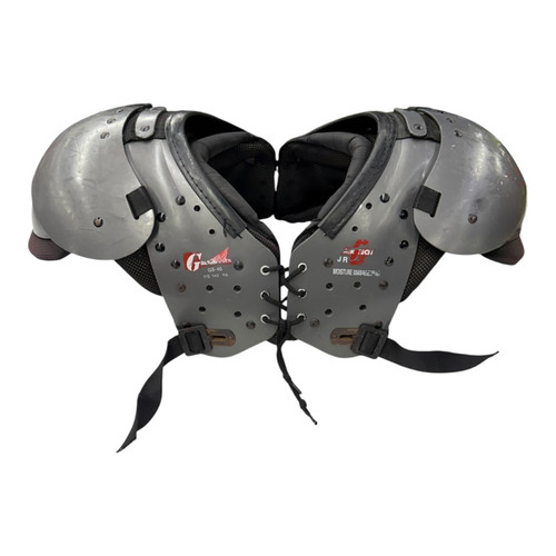 Vist Large View of Product Image Which is Used AIR TECH JR FB Shoulder Pads Grey XL 11890-S000116484