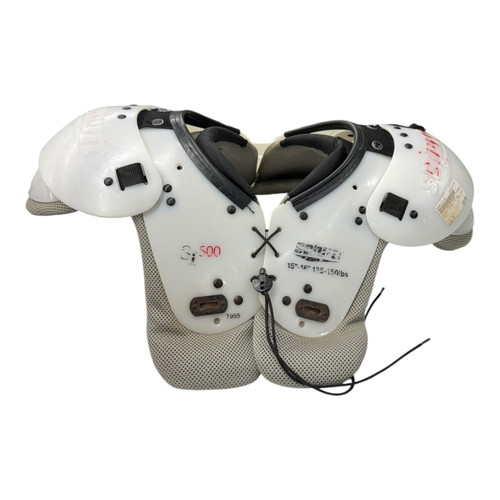 Vist Large View of Product Image Which is Used Schutt SI500 FB Shoulder Pads White 2X 11890-S000117119
