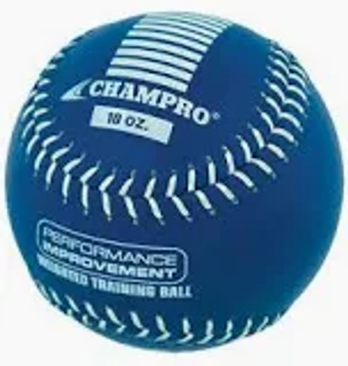 Vist Large View of Product Image Which is New 10OZ WEIGHTED BASEBALL