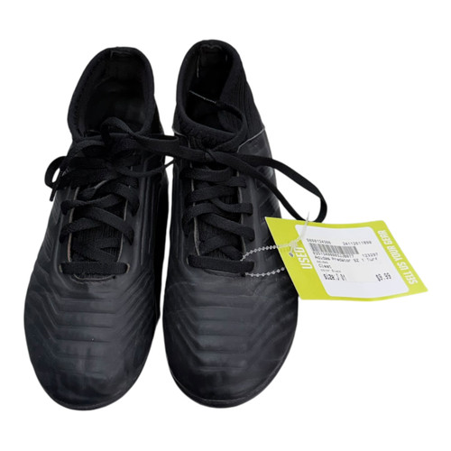 Vist Large View of Product Image Which is Used Adidas Soccer Turf Shoes Black Junior 01