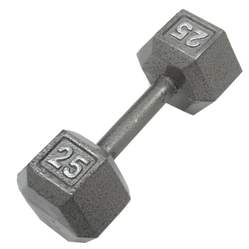 New 25LB HEX CAST DUMBBELL 11890-APOHD25 Vist Large View of Product Image Which is New 25LB HEX CAST DUMBBELL