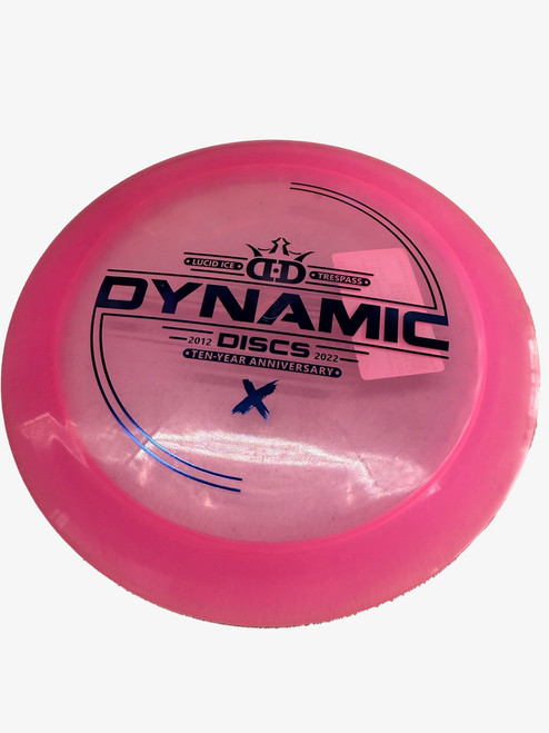 Used Dynamic Discs LUCID ICE TRESPASS 10 YEAR Disc Golf Driver None 11890-S000126379 Vist Large View of Product Image Which is Used Dynamic Discs LUCID ICE TRESPASS 10 YEAR Disc Golf Driver None