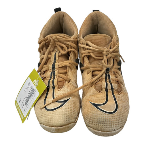 Vist Large View of Product Image Which is Used Nike CV0582-100 BB/SB Cleats White Youth 07.5