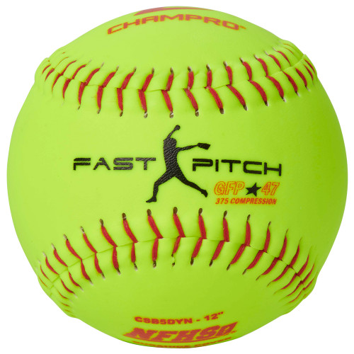 Vist Large View of Product Image Which is New NFHS 12" FAST PITCH BALL