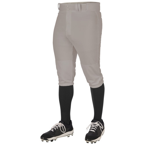 Vist Large View of Product Image Which is New Champro TRIPLE CROWN KNICKER BB/SB Pant Boys Grey LG