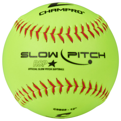 Vist Large View of Product Image Which is New 12" SLOWPITCH PRACTICE SOFTBALL