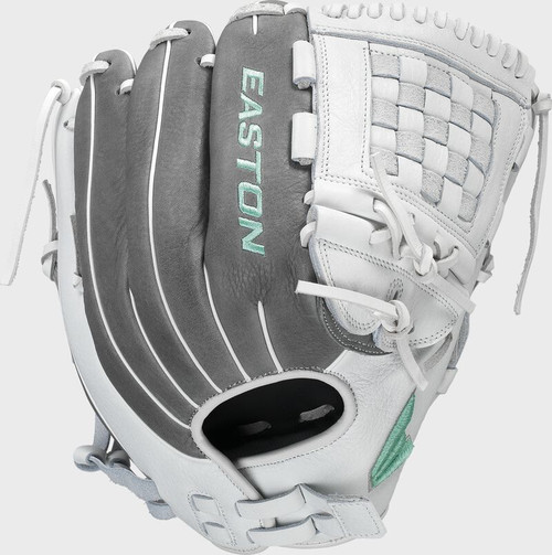 Vist Large View of Product Image Which is New Easton FUNDAMENTAL FASTPITCH 12 RH Throw Fastpitch Gloves None 12"