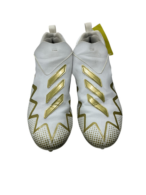 Vist Large View of Product Image Which is Used Adidas Adult FB Cleats White Senior 8