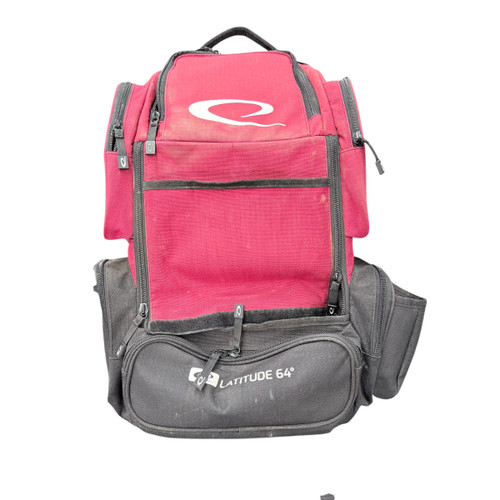 Vist Large View of Product Image Which is Used Latitude 64 Disc Golf Backpack Red