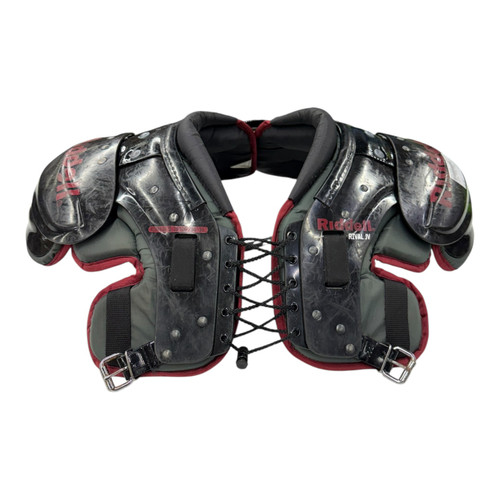 Vist Large View of Product Image Which is Used Riddell RIVAL FB Shoulder Pads Black SM 11890-S000132372