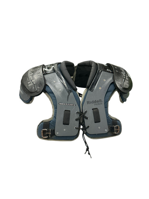 Vist Large View of Product Image Which is Used Riddell PHENOM SK FB Shoulder Pads Grey MD 11890-S000132381