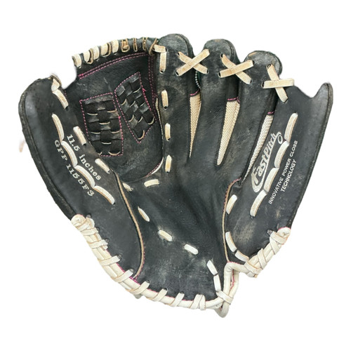 Vist Large View of Product Image Which is Used Mizuno GPP 1155F3 RH Throw Fastpitch Gloves None 11 1/2" 11890-S000132392