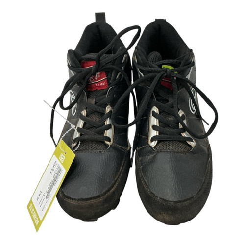 Vist Large View of Product Image Which is Used Rawlings PRESS BB/SB Cleats Black Senior 9