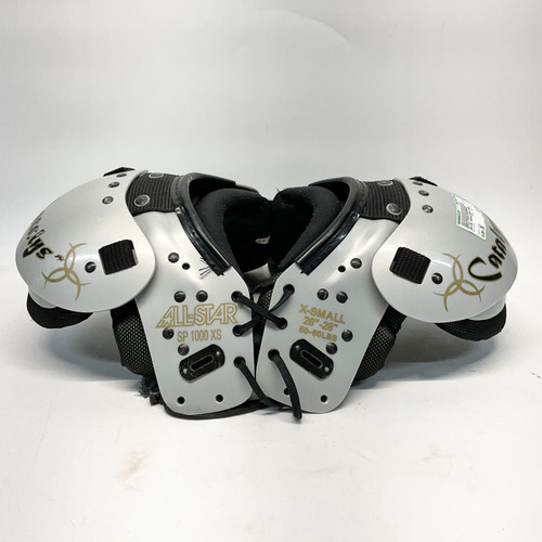 Used All-Star CATALYST YOUTH FB Shoulder Pads Grey XS 11805-S000064225