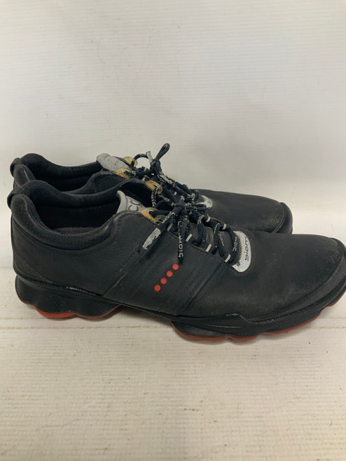 Used Ecco Mens Golf Shoes Black Senior 9 11823-S000032872