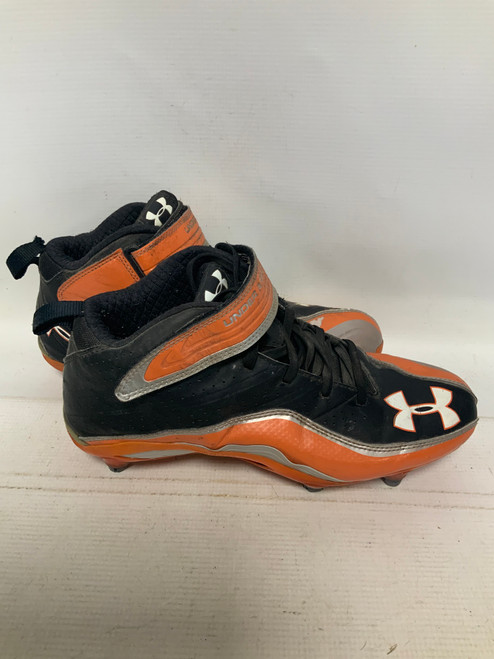 Used Under Armour Adult FB Cleats Black And Copper Senior 10 11823-S000032871