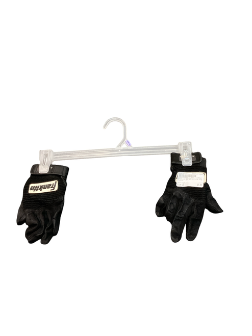 Vist Large View of Product Image Which is Used Franklin BB/SB Batting Gloves Black LG