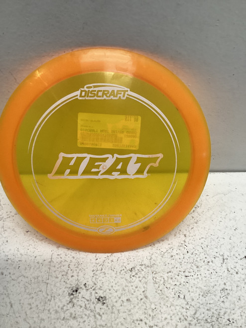 Used Discraft HEAT Disc Golf Driver Orange 11443-S000195913