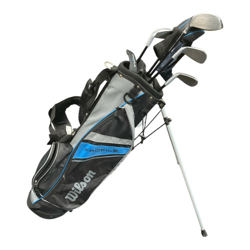 Used Wilson PROFILE Jr Package Set RH Royal Blue 7 Piece 11362-S000161445