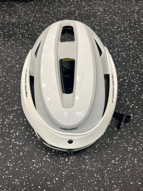 Vist Large View of Product Image Which is Used Cascade LX Lacrosse Helmet White One Size
