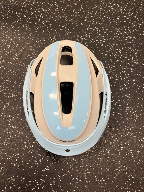 Vist Large View of Product Image Which is Used Cascade LX Lacrosse Helmet Carolina Blue One Size
