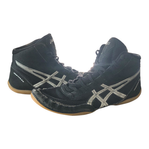 Vist Large View of Product Image Which is Used Asics Wrestling Shoes Black Senior 6 11820-S000043556