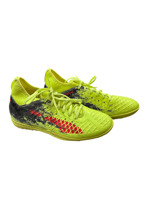 Used Puma Soccer Turf Shoes Yellow Senior 9