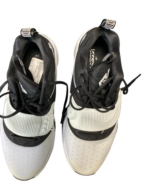 Used Nike Basketball Shoes M Black And White Senior 12 11479-S000398744