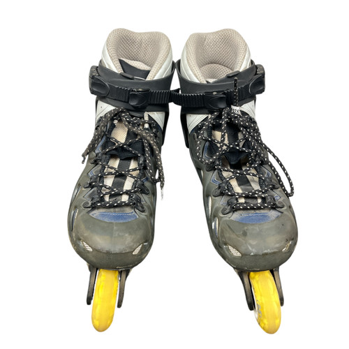 Vist Large View of Product Image Which is Used Salomon COMPOSITE Senior Rec Fitness Skates Black Senior 9