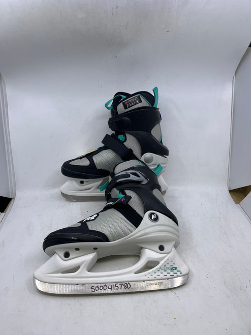 Used K2 ALEXIS ICE PRO Womens Softboot Skate Teal Senior 7 10589-S000415780
