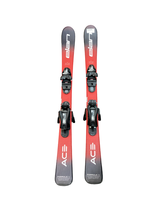 Used Elan ACE Boys DH Ski/Binding Red 110 cm 11649-S000147344